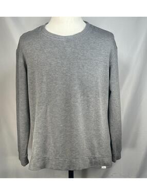 Orvis Long Sleeve Fleece Pullover Sweatshirt Gray Mens L